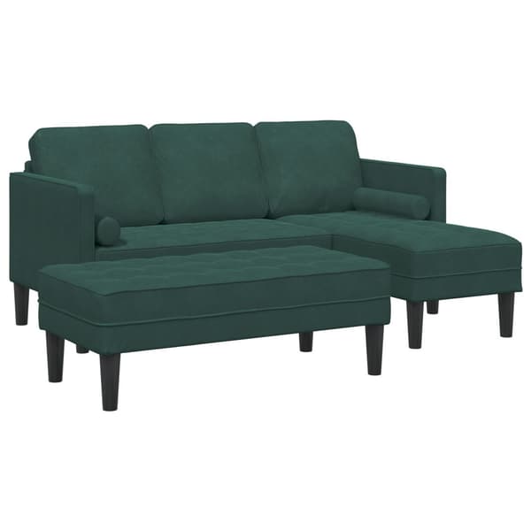 Soffset 2 st Mörkgrön Polyester
