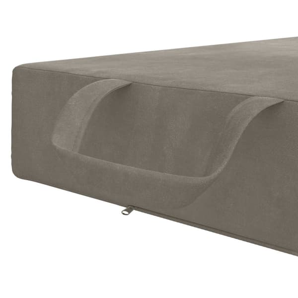 Fällbar Soffbed 75 x 67 x 45 cm Ljusgrå