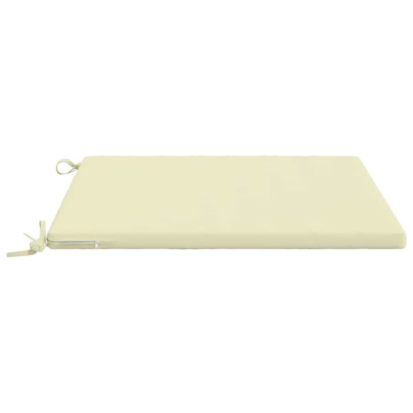 1-delad Sittdyna SOEST 100% Polyester Gräddvit 70 x 70 x 3 cm