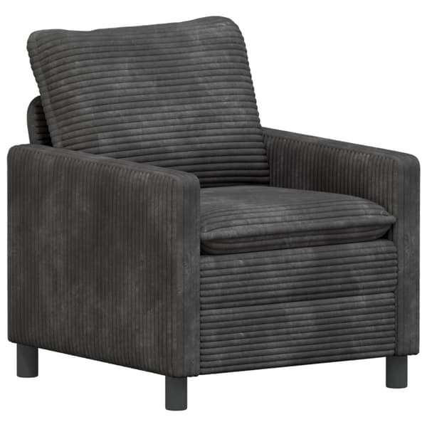 Soffset 2 pcs Mörkgrå Polyester