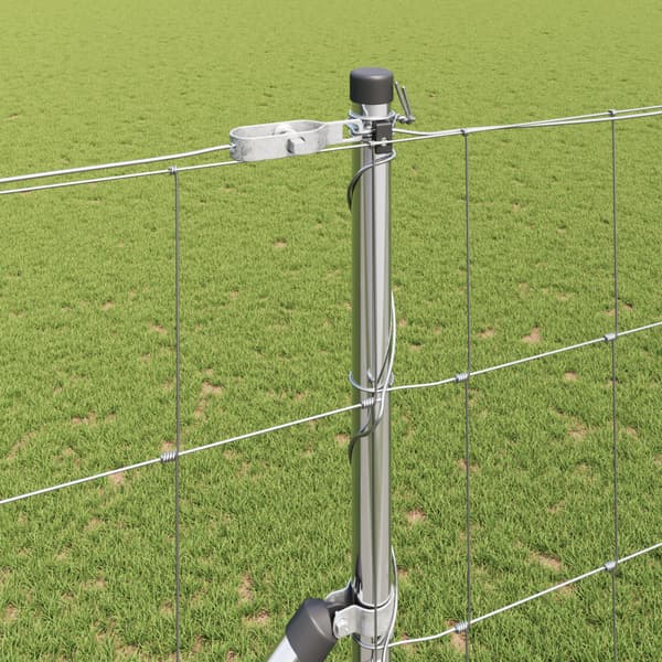Stängselstolpe Galvaniserad 50 x 1,5 m Stål