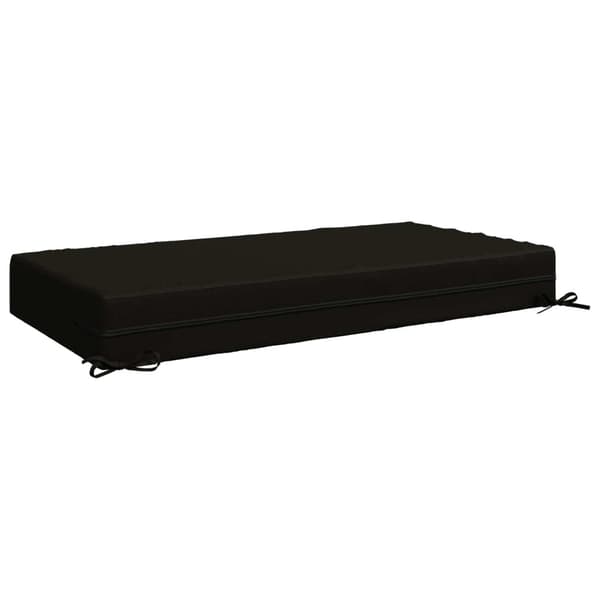 Sittkudde SOEST 100% Polyester Svart 120 x 60 x 15 cm