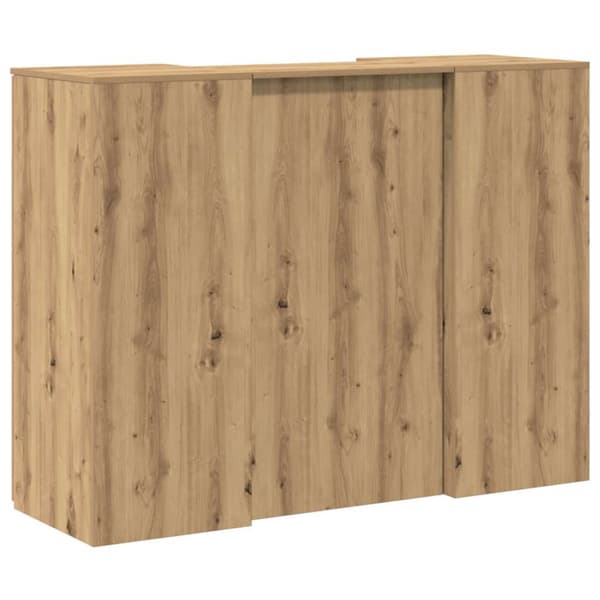 Receptionsdisk artisan ek 135x50x103,5 cm konstruerat trä
