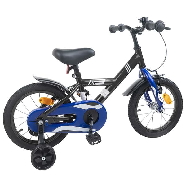 Barncykel 12 Tum för 2-4 åringar Svart