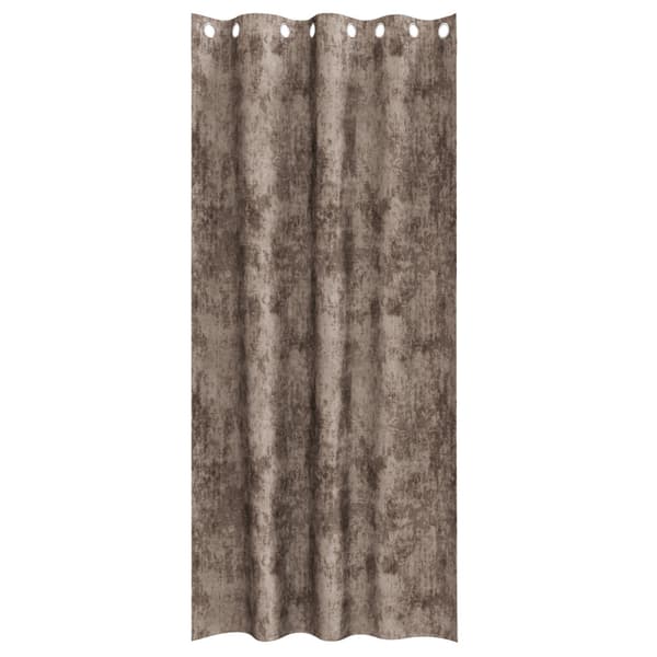 Sammetsgardiner 2 pcs Cappuccino 260 x 140 cm Sammet