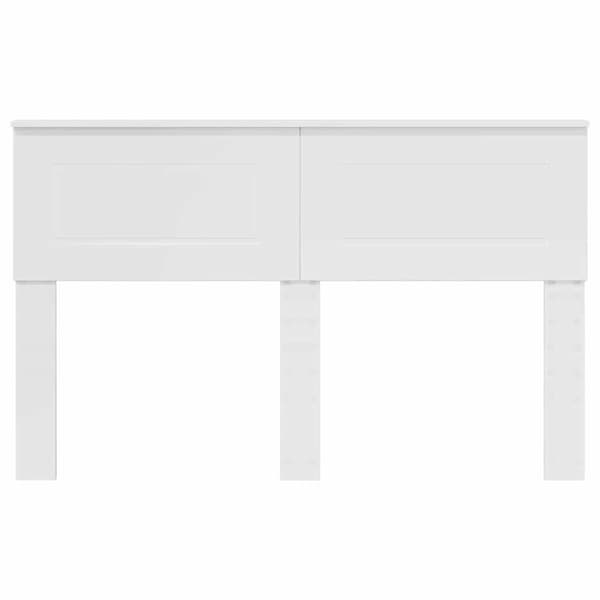 Huvudgavel Glansig Vit 90 cm Konstruerat trä
