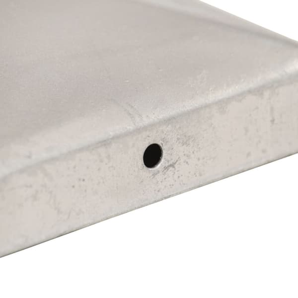 Stolphattar pyramid 6 st galvaniserad metall 81x81 mm