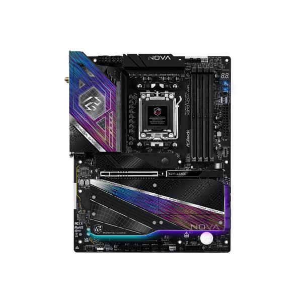 ASRock Phantom Gaming X870 NOVA WiFi - moderkort - ATX - Socket AM5 - AMD X870