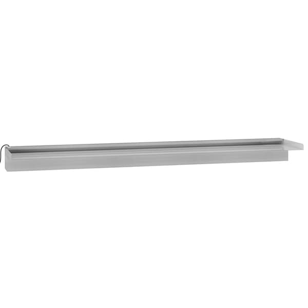 Vattenfall med RGB LED rostfritt stål 108 cm