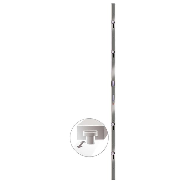 Framdörr Antracit 88 x 200 cm PVC