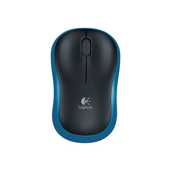 Logitech M185 - mus - 2.4 GHz - blå