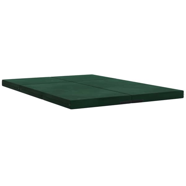 Fällbar Soffbed 140 x 67 x 45 cm Mörkgrön