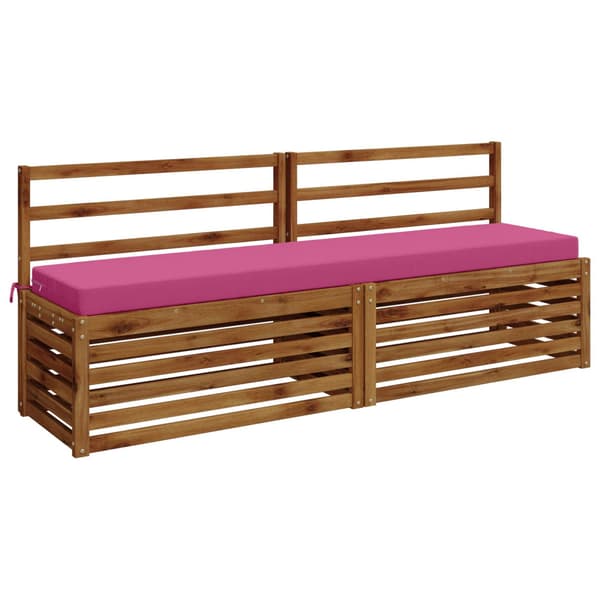 2-delade Bänk Kuddar SOEST 2 st 100% Polyester Rosa