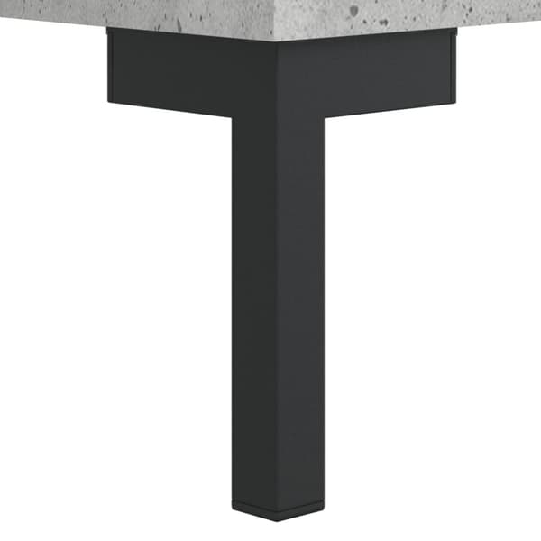 Skänk betonggrå 100x36x60 cm konstruerat trä