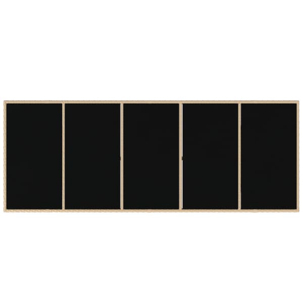 Trädgårdsmöbelset 9 pcs Beige konstrotting
