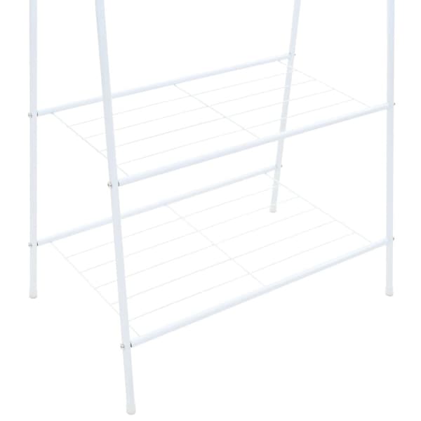 Klädställning 59x35x150 cm vit