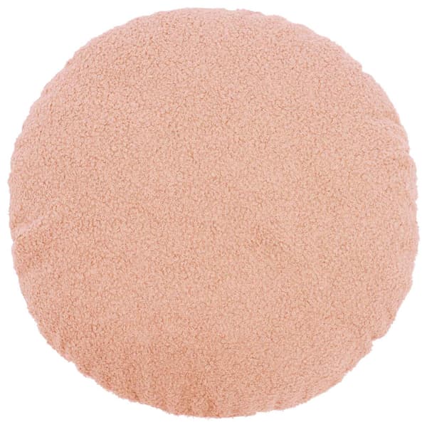Kuddöverdrag 2 st HEERLEN Rosa Ø 40 cm Bouclé