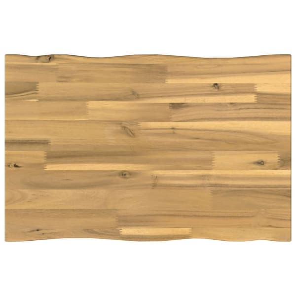 Rektangulärt Bordsskiva 90 x 50 x 3,5 cm Rektangulär Vit