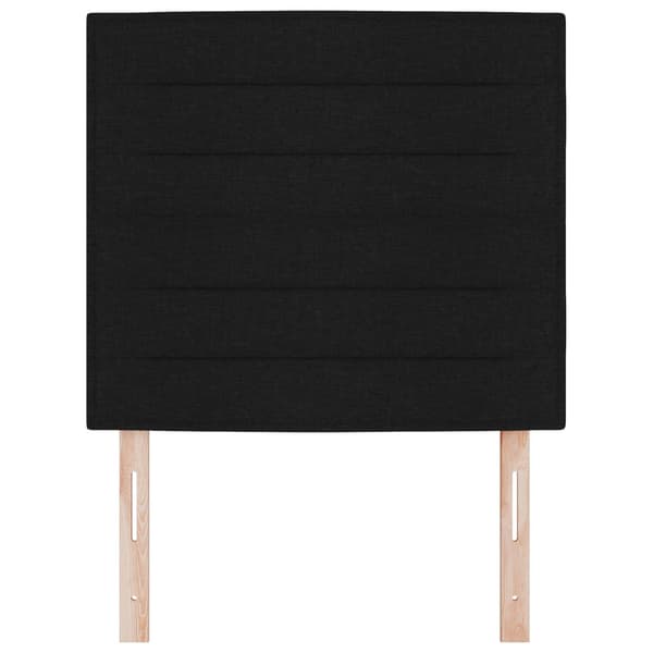 Huvudgavel Svart 80 cm tyg