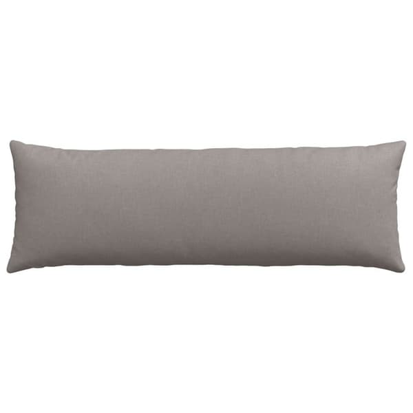 Sofakuddar 2 pcs Taupe 120 x 40 cm tyg