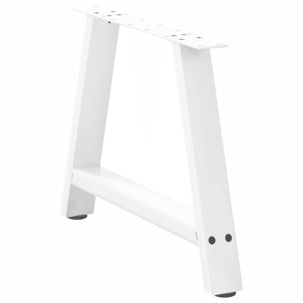 Soffbordsben A-formade 2 st vita 70x(42-43) cm stål