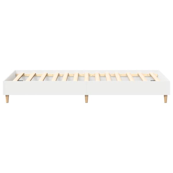 Sängram Vit 80 x 200 cm Konstruerat trä