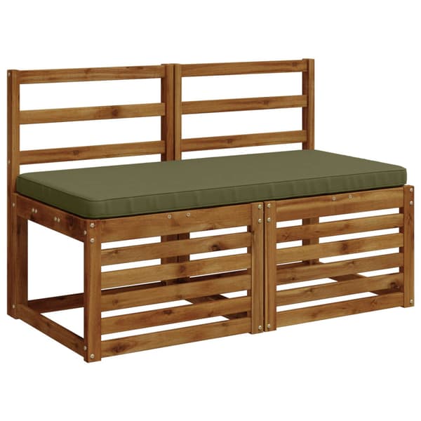 1-delad Bänk Kudde VUGHT 100% Polyester Olivgrön