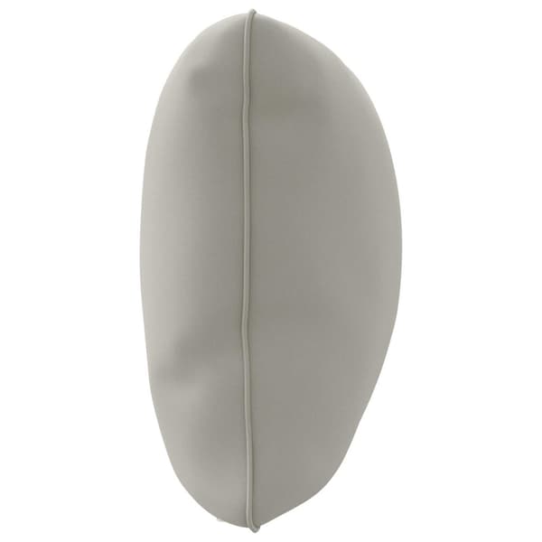 1-delad ryggkudde PUTTEN 100% Polyester Grå 120 x 40 x 15 cm