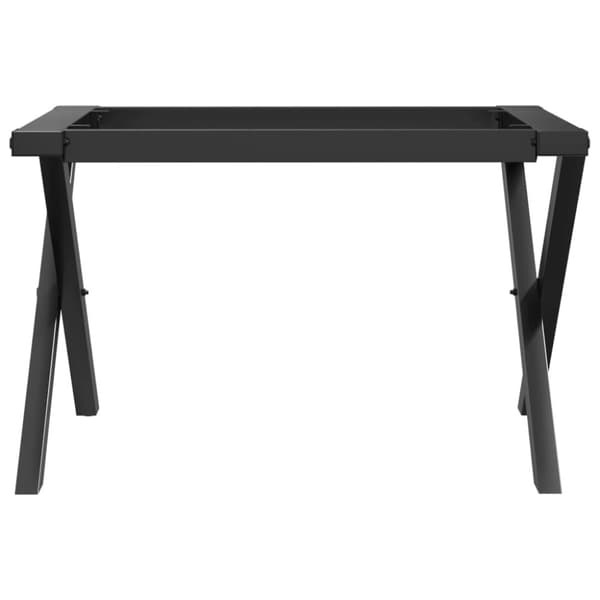 Bordsben för soffbord X-ram 60x40x38 cm stål