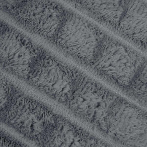 Filtar 6 pcs Mörkgrå 200 x 150 cm Fleece