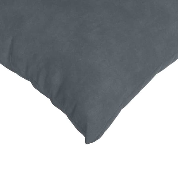 Sofakuddar 2 pcs Mörkgrå 50 x 30 cm Kordread tyg