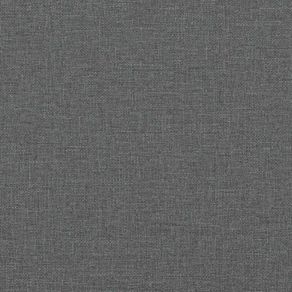 Bed Frame "Dover" Dark Grey 100x203 cm Fabric
