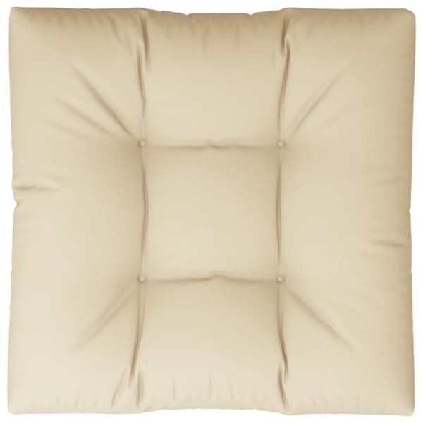 Palldyna beige 80x80x12 cm tyg