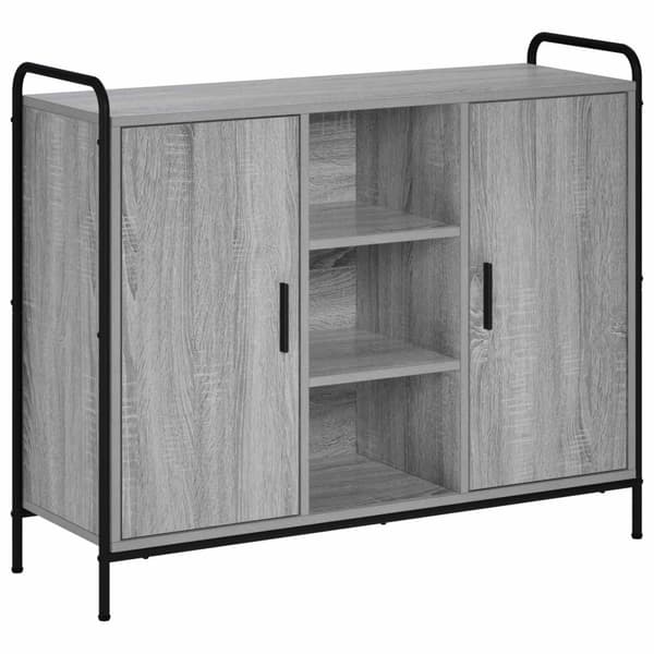 Sideboard Grå Sonoma 97 x 33 x 81 cm Konstruerat trä