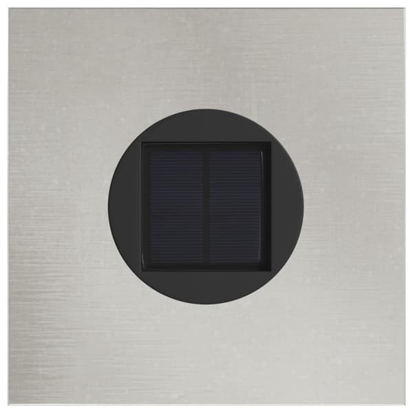 Solar LED Stig Ljus 2 pcs Silver Rostfritt stål