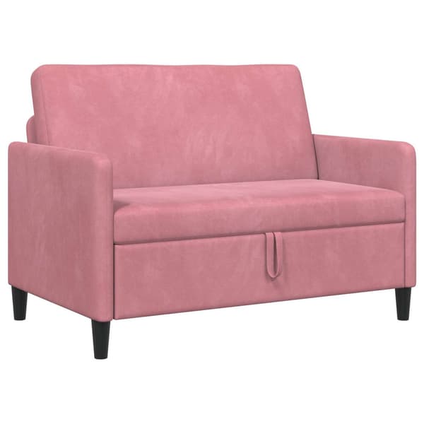 Soffa med förvaring Rosa 122 x 78 x 87 cm Polyester