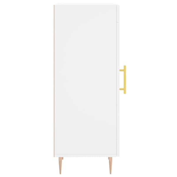 Skänk vit 34,5x34x90 cm konstruerat trä