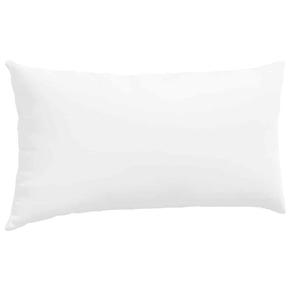 Sofakuddar 2 pcs Vit 80 x 40 cm tyg