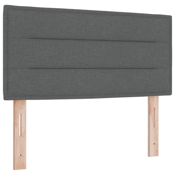 Huvudgavel Mörkgrå 90 cm tyg
