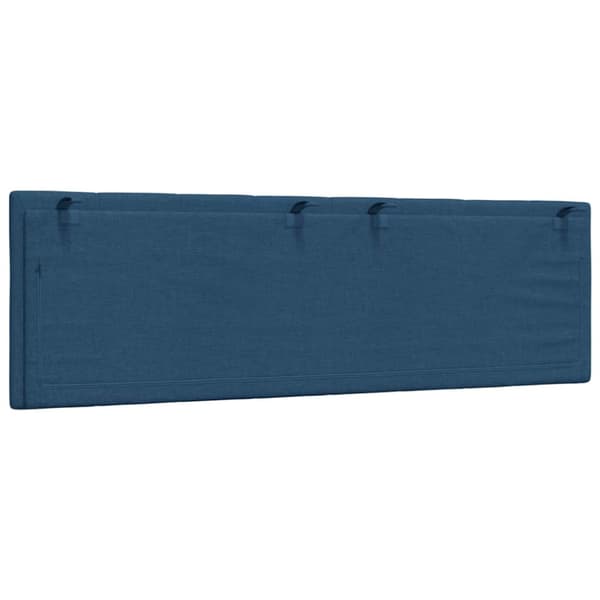 Headboard Cushion "Hanko" Blue 160 cm Fabric