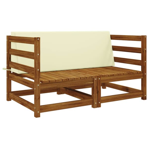 Ryggkudde SOEST 100% Polyester Gräddvit 120 x 20 x 40 cm