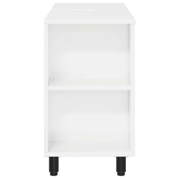 Badrums vaskenhet Vit högglans 80 x 35 x 60 cm Konstruerat trä