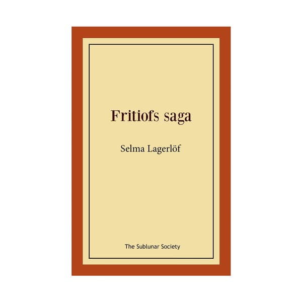 Fritiofs saga (häftad)