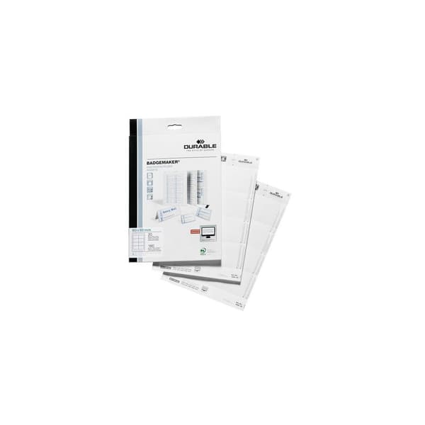 Etiketter DURABLE namnskylt 90x60 20/fp