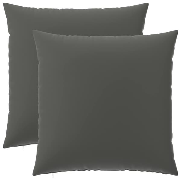 Kuddöverdrag 2 st HEERLEN Antracit 60 x 60 cm Polyester