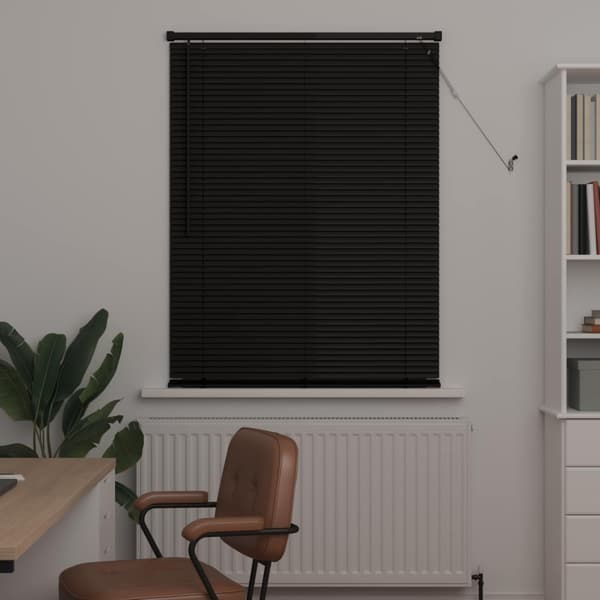 Persienn Svart 150 x 100 cm PVC