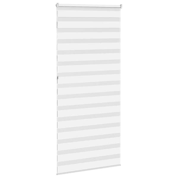 Rullgardin zebra vit 105x230 cm tyg bredd 100,9 cm polyester