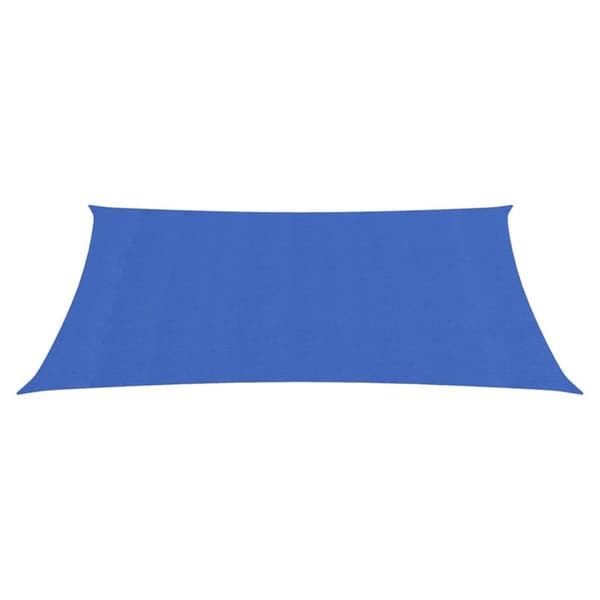 Solsegel 160 g/m² rektangulär blå 3x5 m HDPE