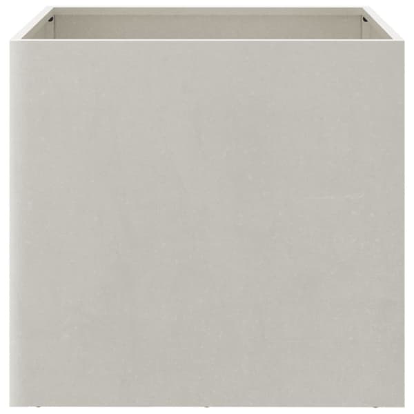 Odlingslåda silver 49x47x46 cm rostfritt stål