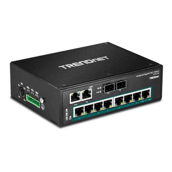 TRENDnet TI-PG102 - switch - 10 portar - ohanterad - TAA-kompatibel